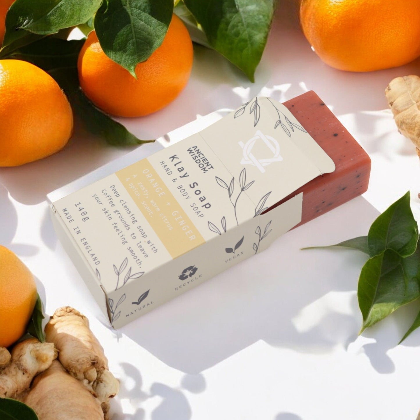 Orange & Ginger Energising Botanical Soap