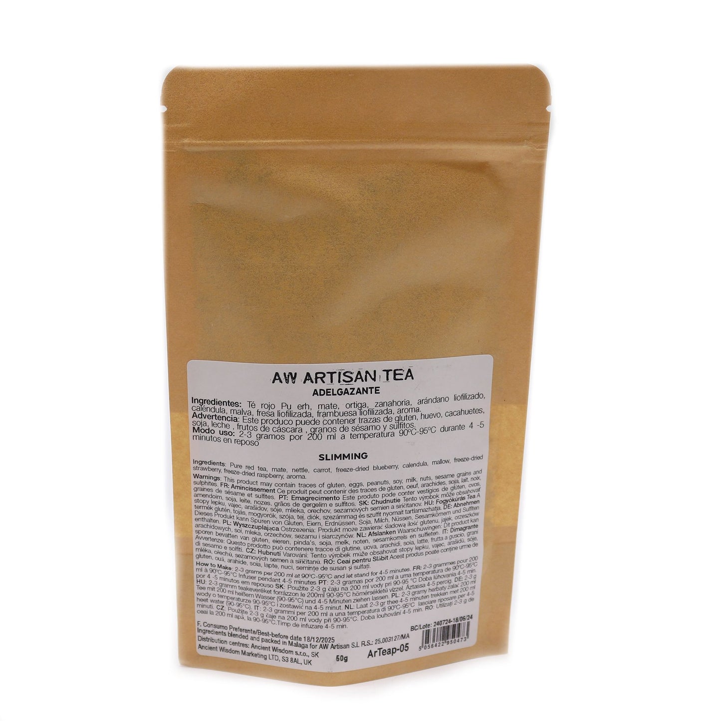 Artisan Loose Leaf Tea - Pu'erh & Nettle