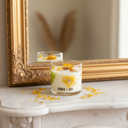 Agnes + Cat Botanical Soy Wax Candle - Rydal Oudh