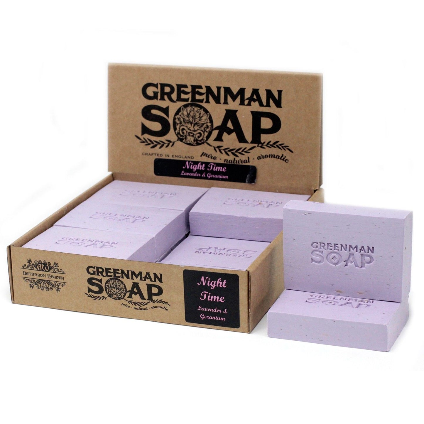 Artisan Soap Slice - Lavender & Geranium by Greenman