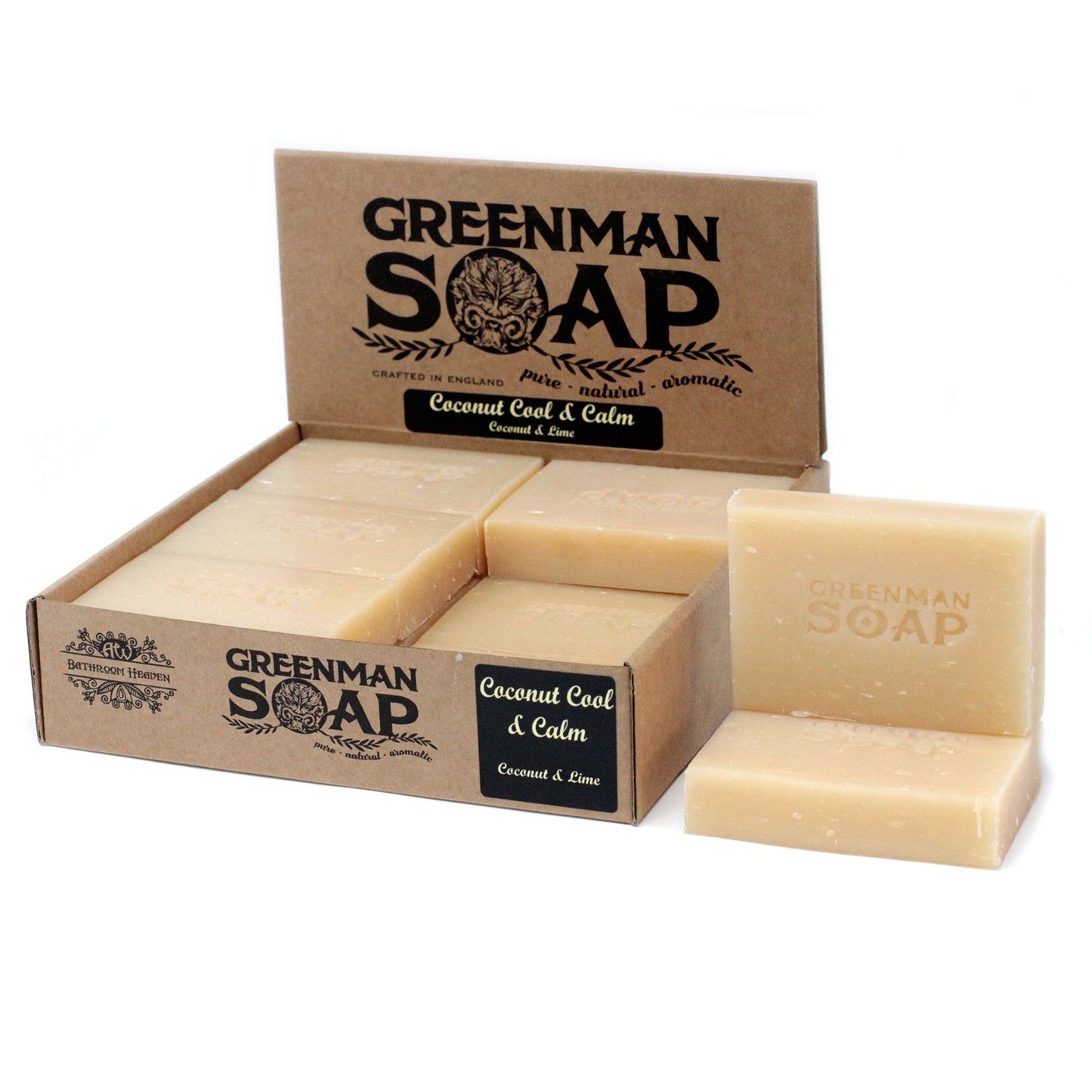 Artisan Soap Slice - Coconut & Lime by Greenman
