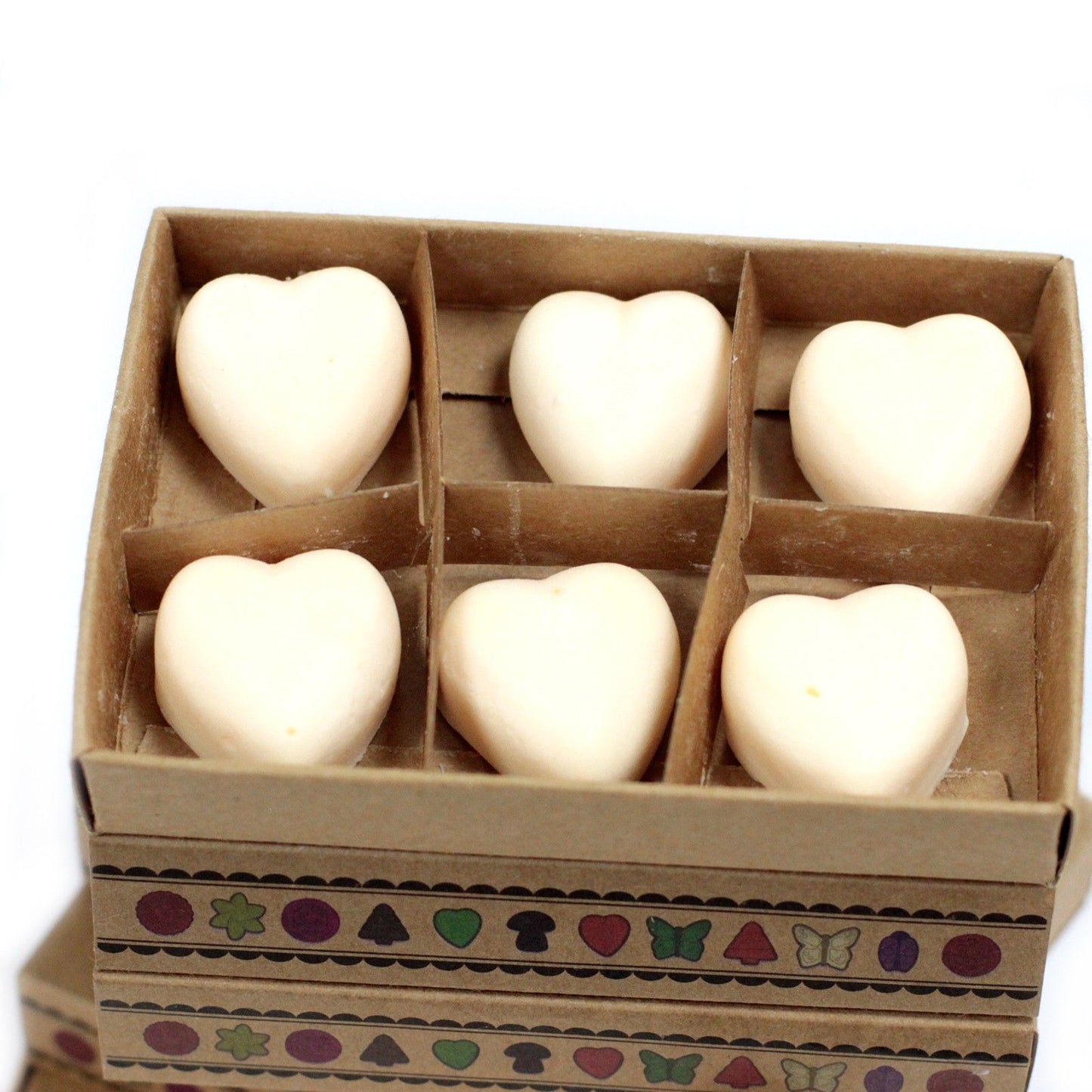 Cinnamon and Orange botanical soy wax melts in rustic brown box, Glan & Hearth home fragrance collection.