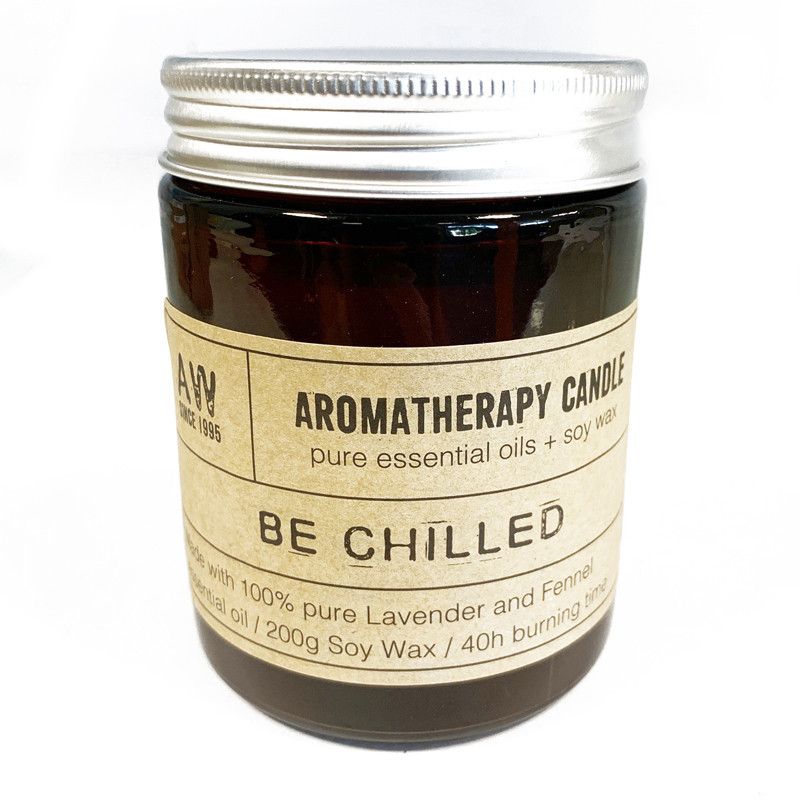 Lavender & Fennel Botanical Candle (Amber Glass)