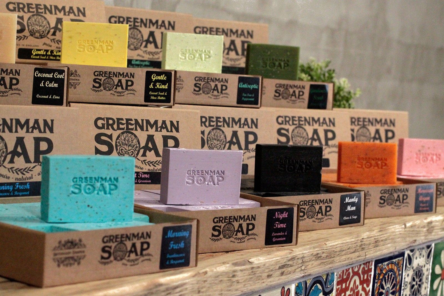 Artisan Soap Slice - Frankincense & Bergamot by Greenman